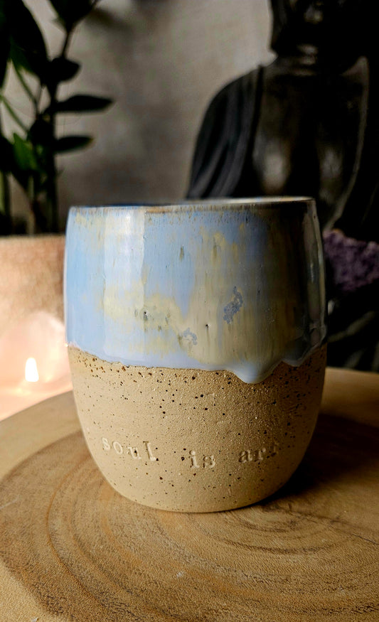 Einzigartiger ,,your soul is art" Becher🫶