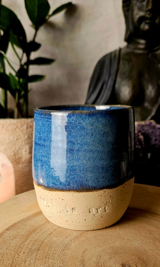 Einzigartiger ,,your soul is art" Becher💙