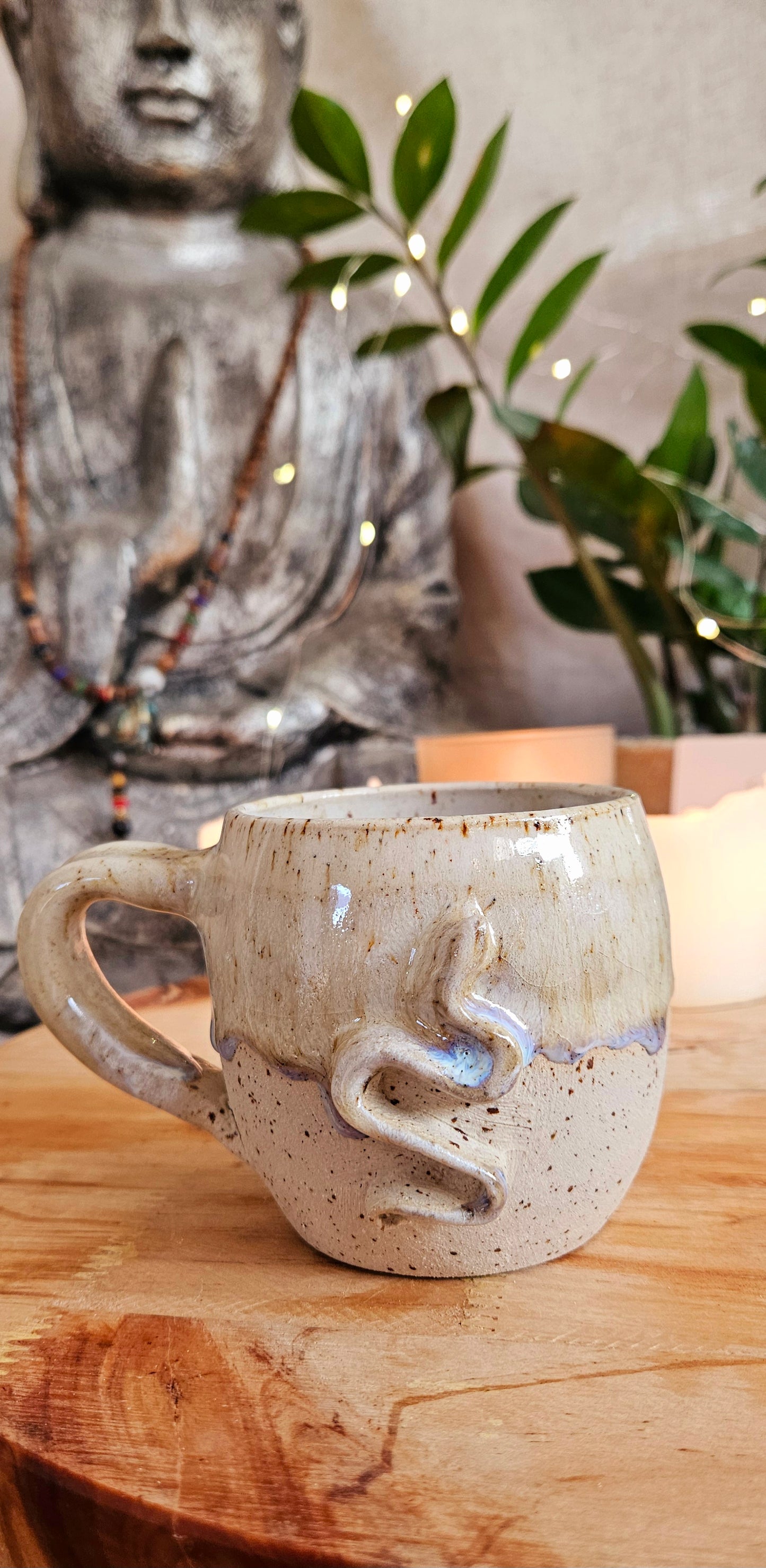 Magische ,,Schlangen" Tasse in beige🐍✨️