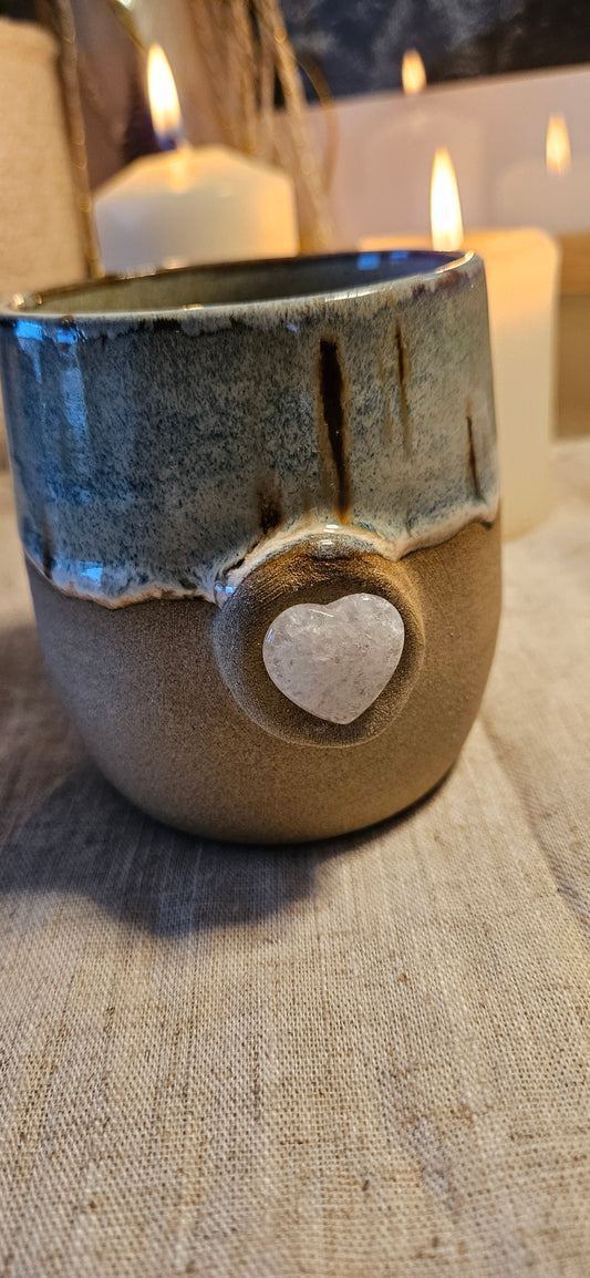 Wunderschöner Herzkristall Becher🫶🌷