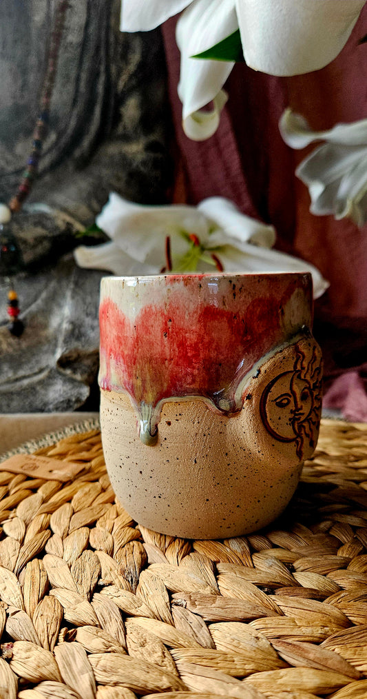 Einzigartiger ,,Sonnen" Becher in wunderschönen Farben🧚♀️🌷
