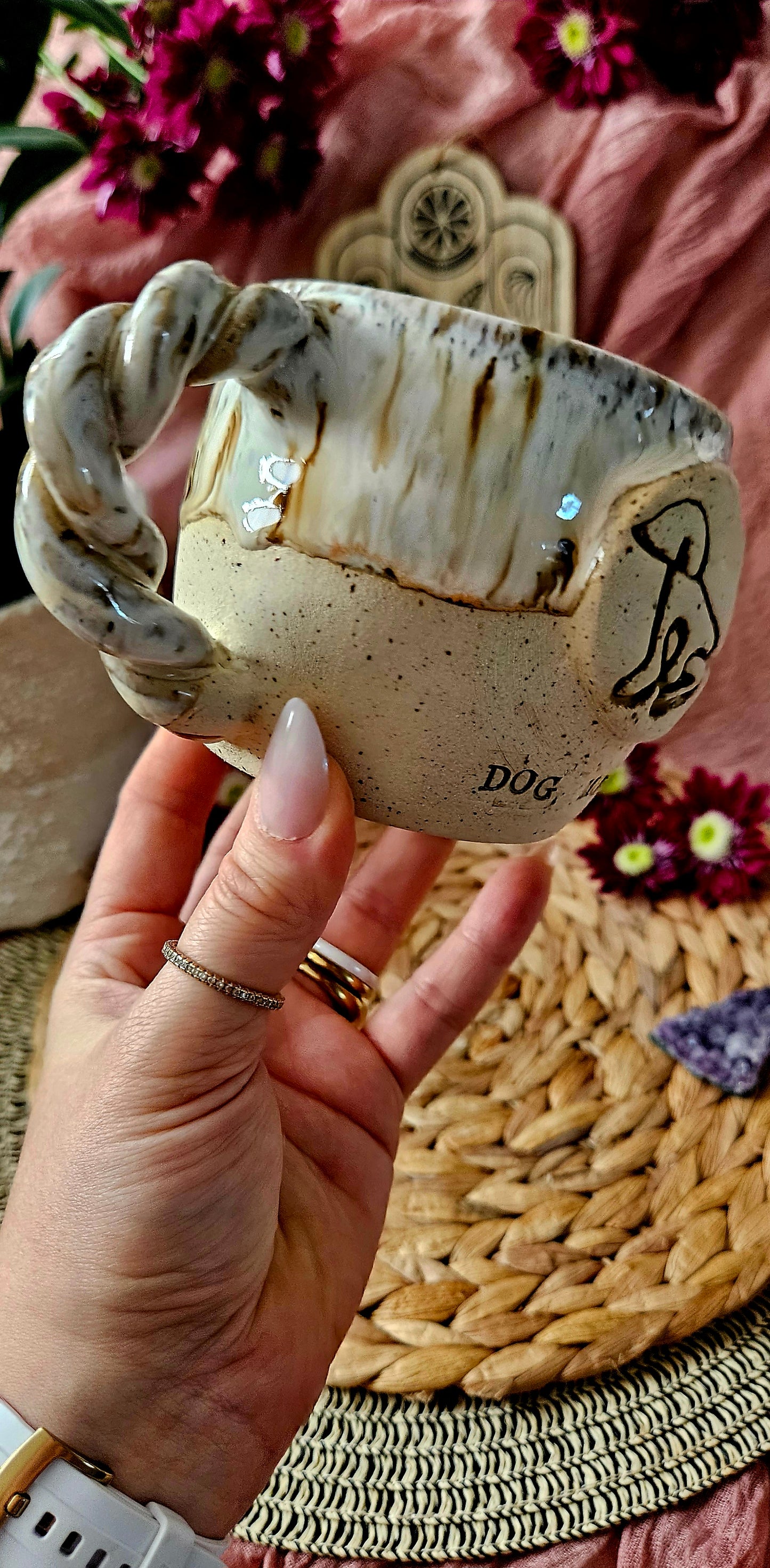 Wunderschöne ,,DOG MOM" Tasse 🐶🫶