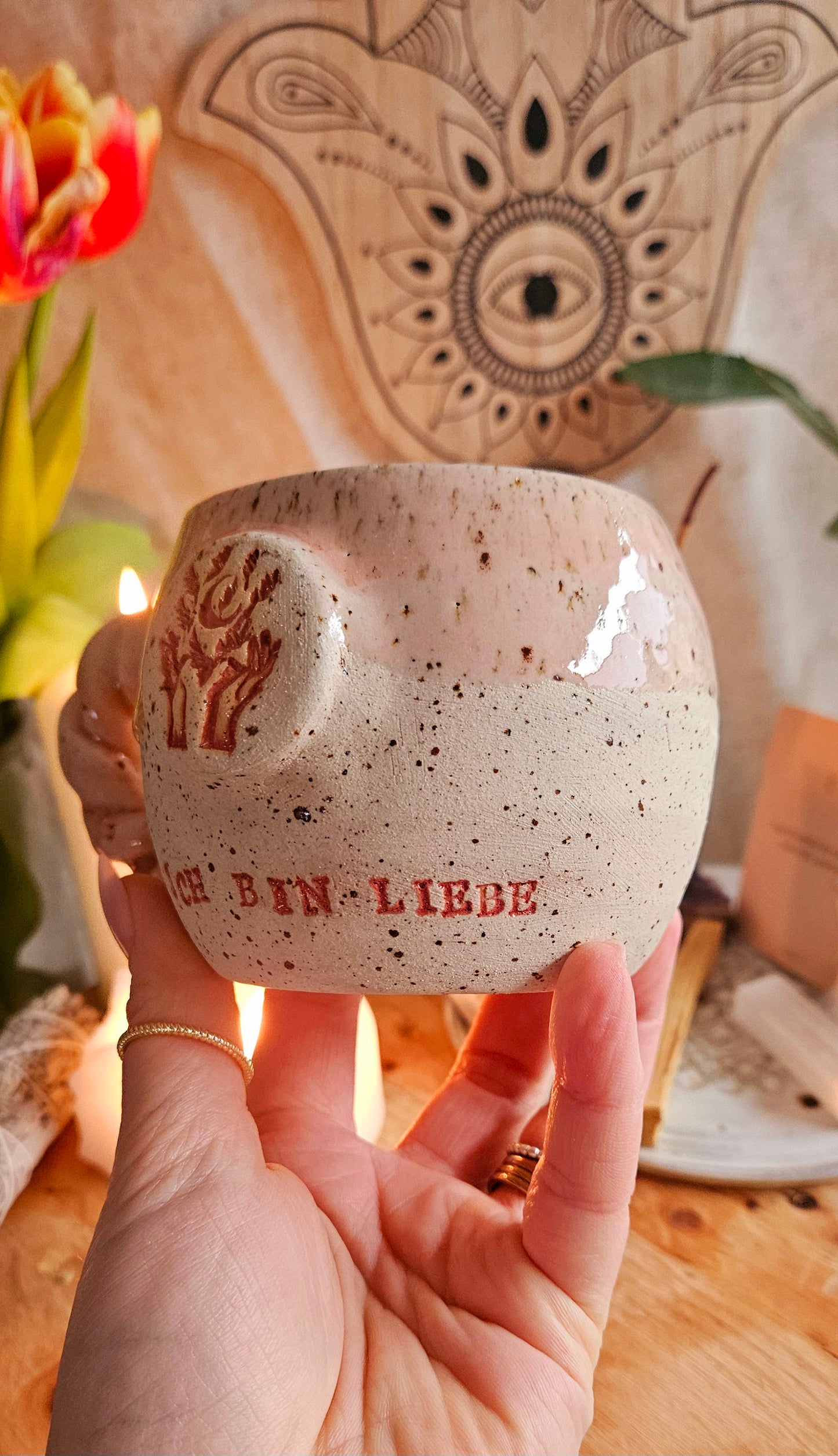 Wunderschöne ,,Ich bin Liebe" Tasse in Rosa💕🫶
