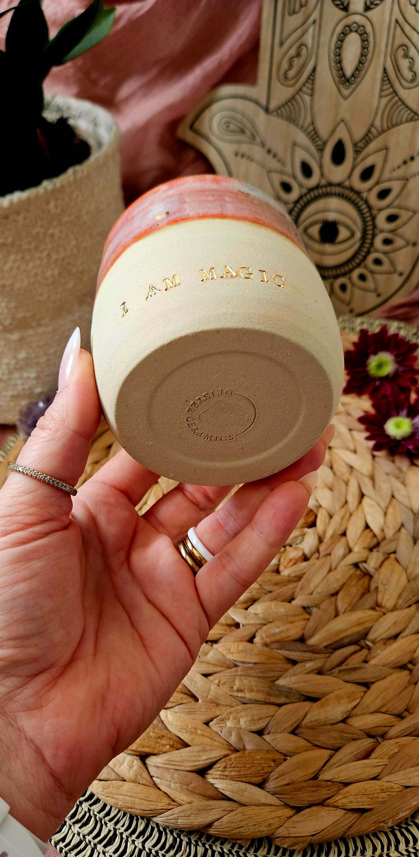 Zauberhafter ,,I am Magic" Becher mit Gold✨️🌸
