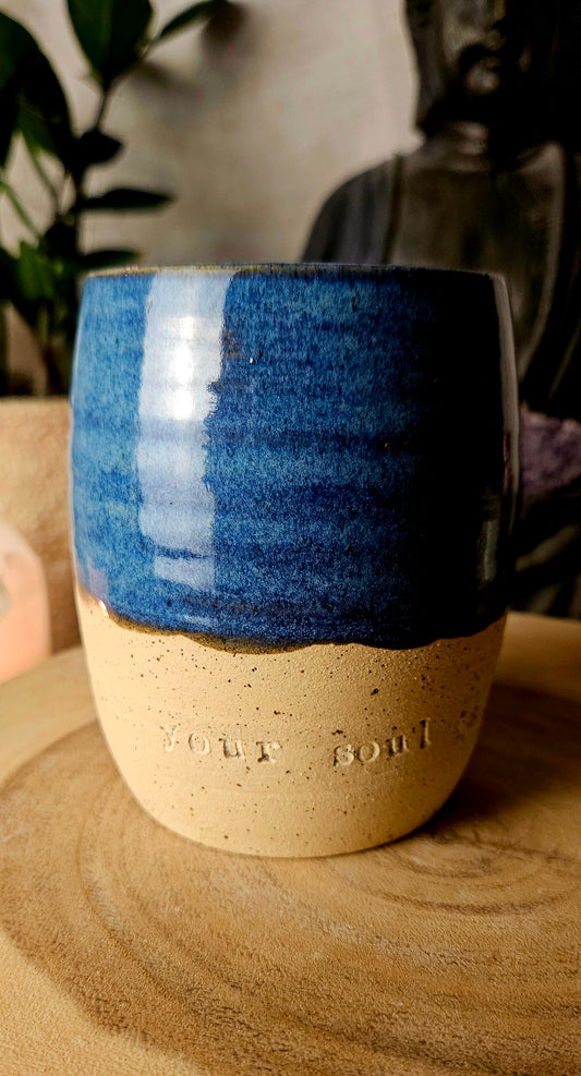 Traumhaft schöner ,,your soul is art" Becher 💙