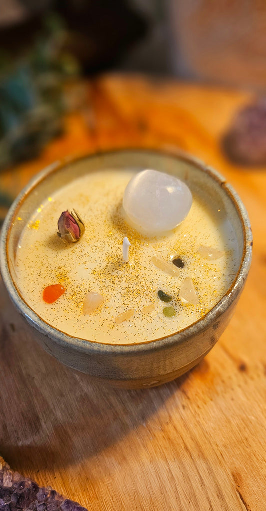 Kristallkerze ,,Be the light" Pumpkin🔮✨️