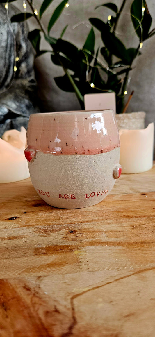 Einzigartiger ,,you are Loved" Becher🌷✨️ B-Ware