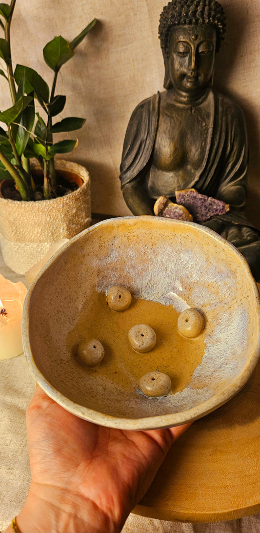 Wunderschöne handgeformte Räucherschale 🫶