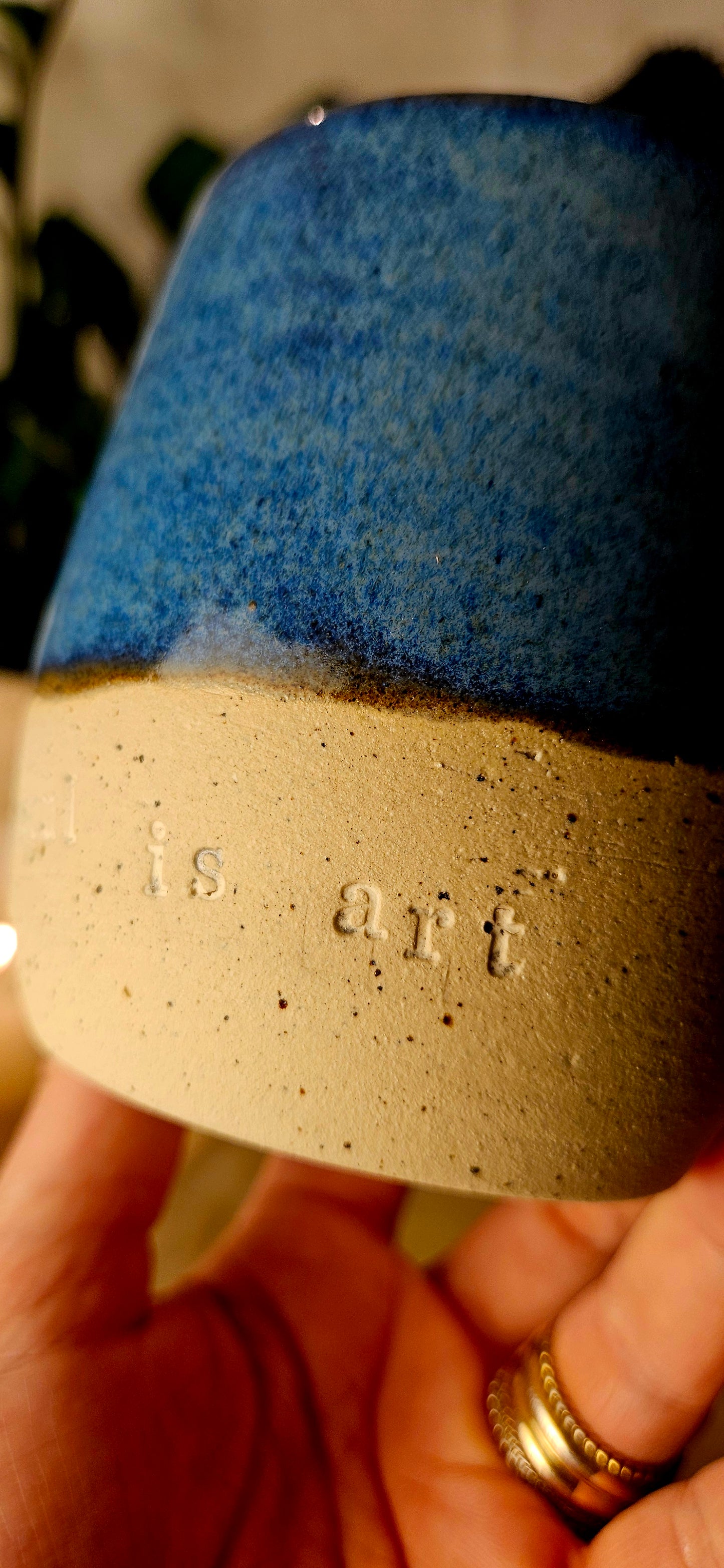 Einzigartiger ,,your soul is art" Becher💙