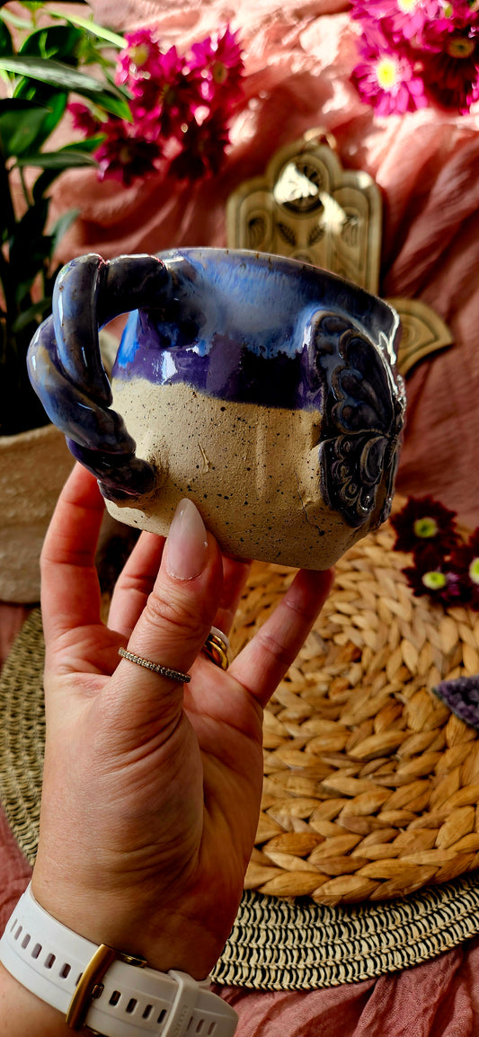 Zauberhafte Schmetterlingstasse in Lila🦋✨️ (B-Ware)