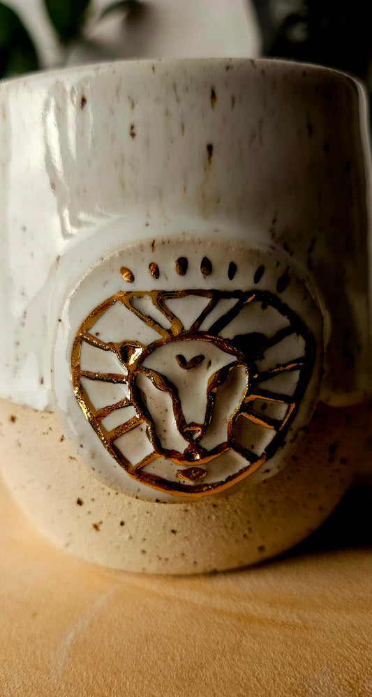 Sternzeichenbecher Gold ,,LÖWE"✨️