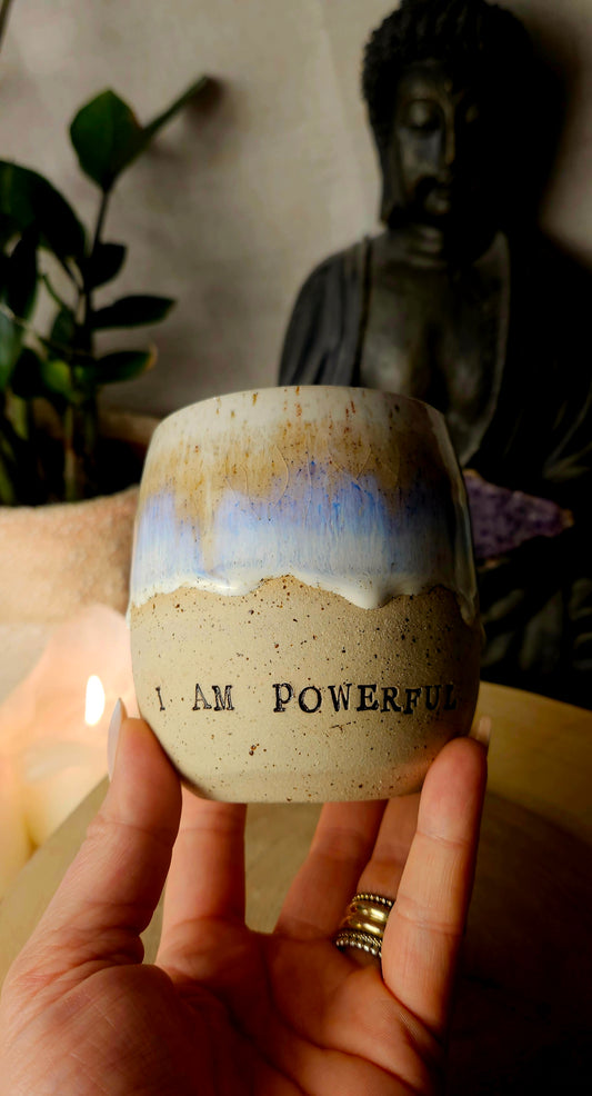 Wunderschöner ,,I Am Powerful" Becher🫶