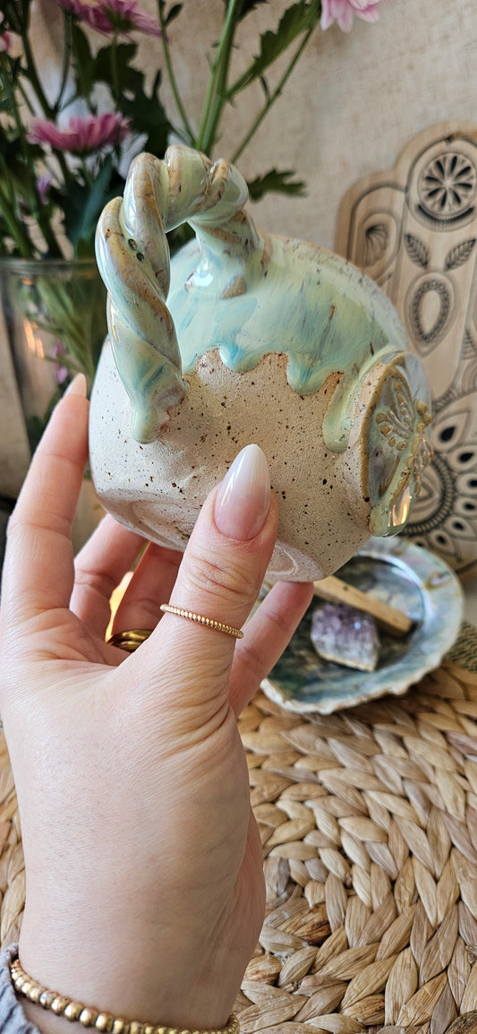 Traumhafte ,,Libellen" Tasse in Türkis🦋🌷🌸