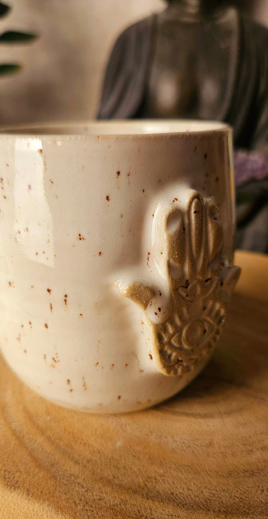 Eleganter ,,Hamsa" Hand Becher🌷