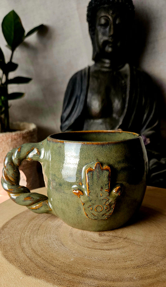 Traumhafte ,,Hamsa" Hand Tasse 🫶
