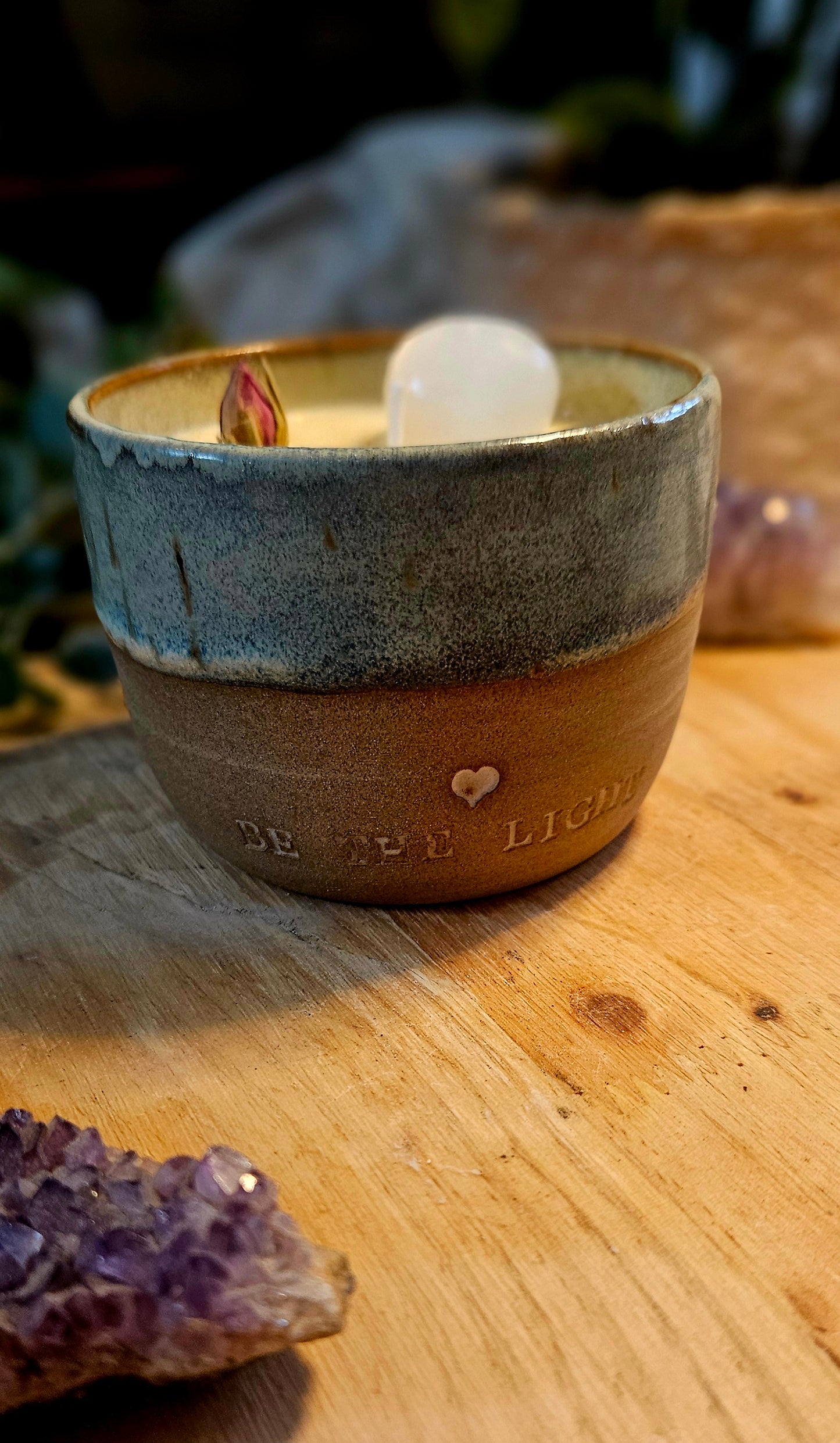 Kristallkerze ,,Be the light" Pumpkin🔮✨️