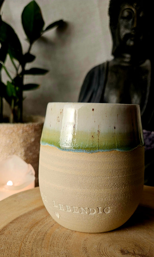 Wunderschöner ,,Ich bin lebendig" Becher🌷