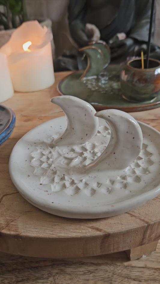 Wunderschöner Kartenhalter in weiß ✨️🧘‍♀️ B- Ware