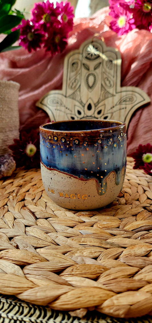 Zauberhafter ,,I am Magic" Becher mit Goldpünktlich🌷🫶