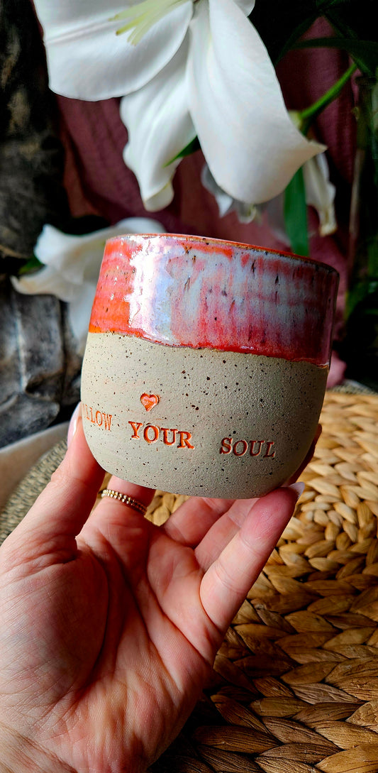 Wunderschöner ,,Follow your Soul" Becher🌷🫶