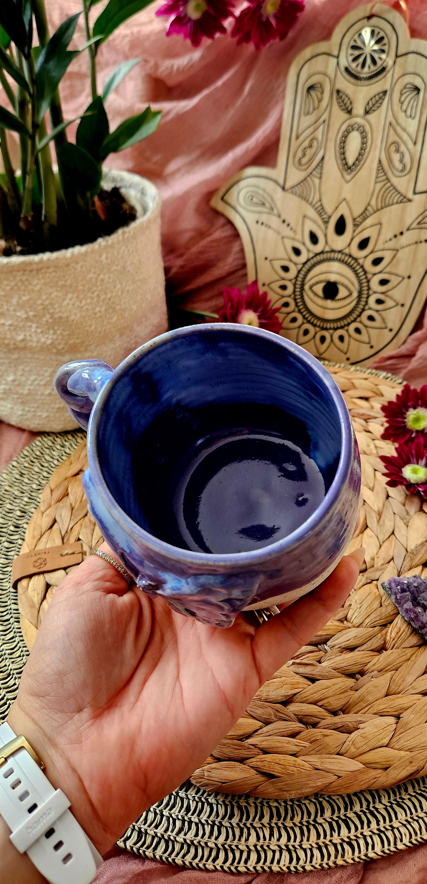 Zauberhafter Schmetterlingsbecher in Lila🦋 (B Ware)✨️