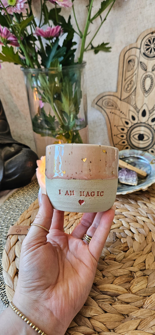 Zauberhafte ,,I am Magic" Becher mit Goldherzen 🫶 🌸