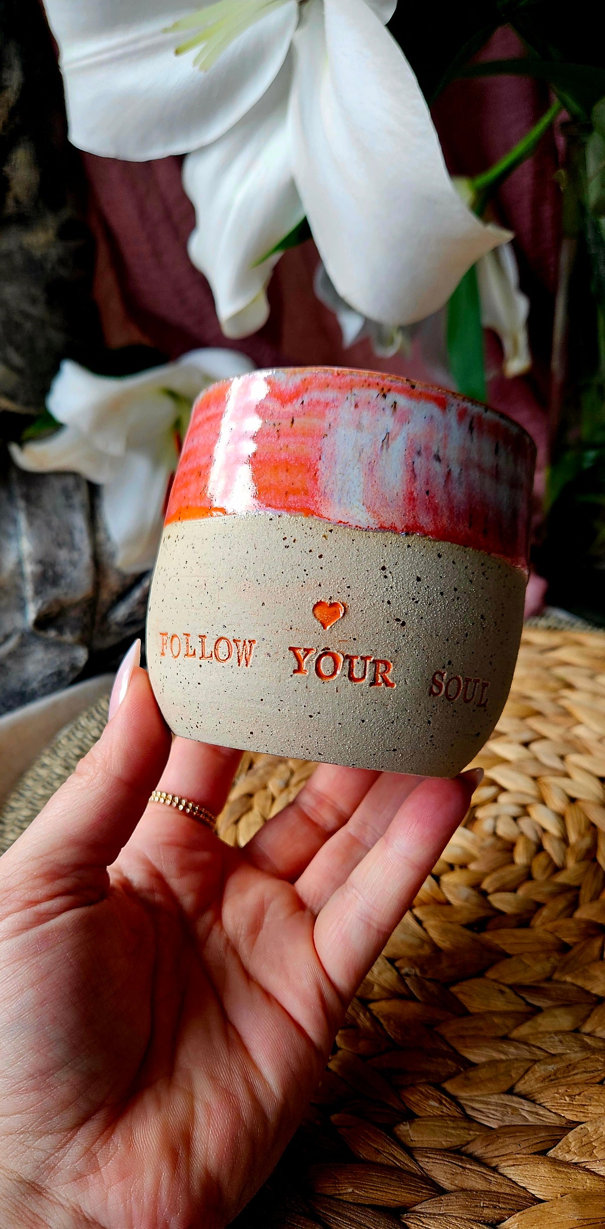 Wunderschöner ,,Follow your Soul" Becher🌷🫶