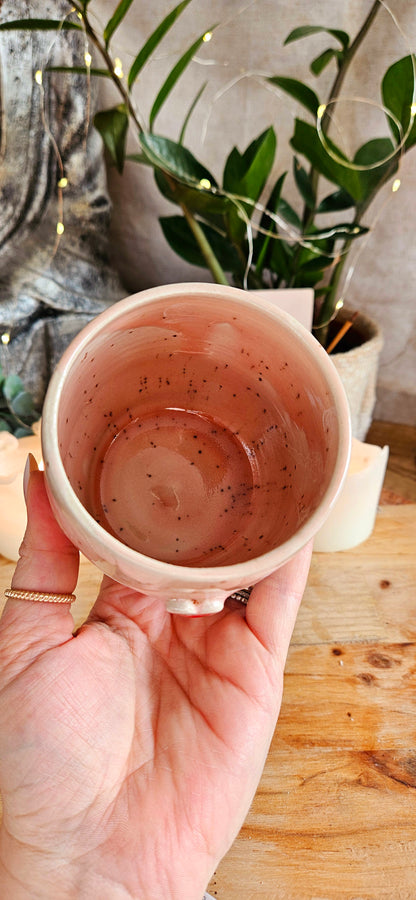 Wunderschöner ,,Herzbecher" in Rosa 💗✨️ B-Ware