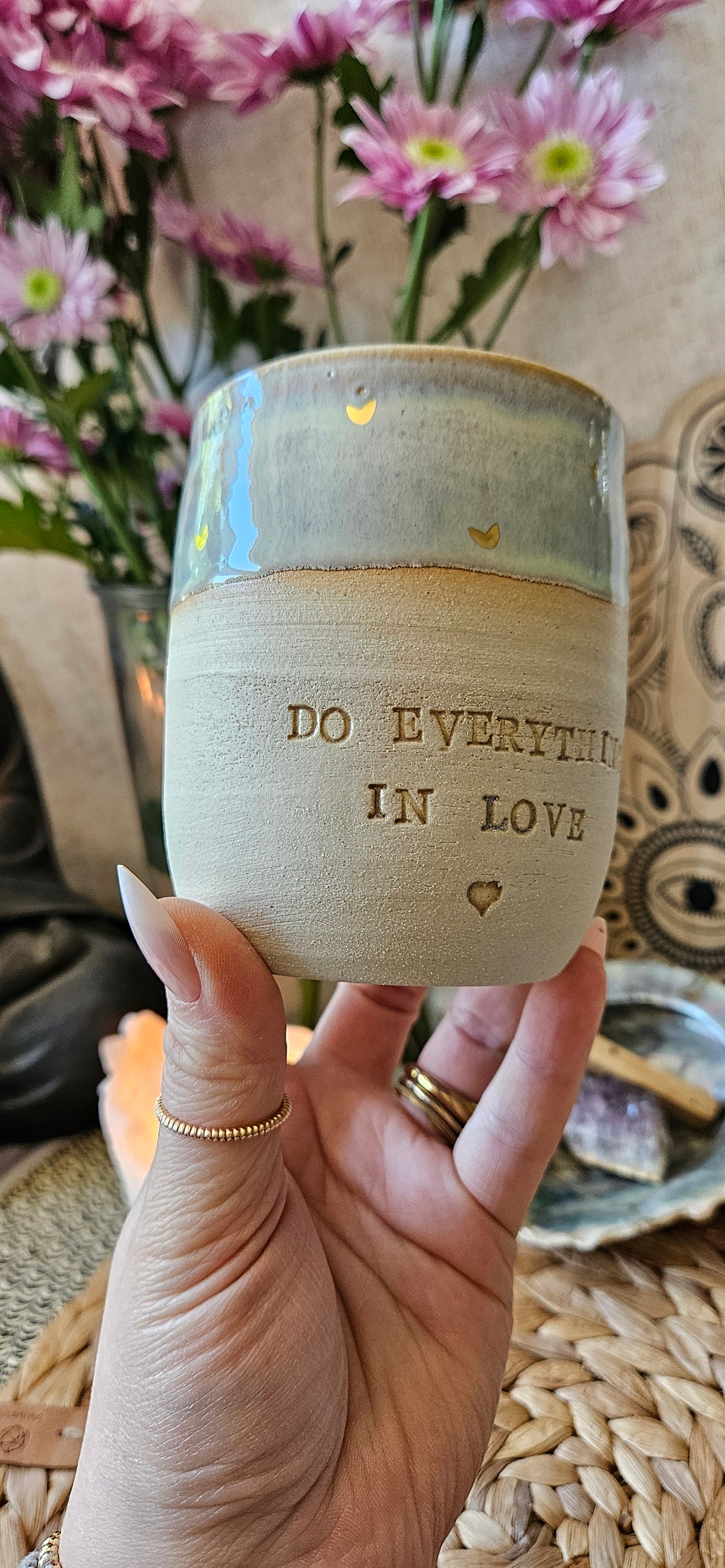 Wunderschöner ,,Do everything in Love" Becher🌸🫶
