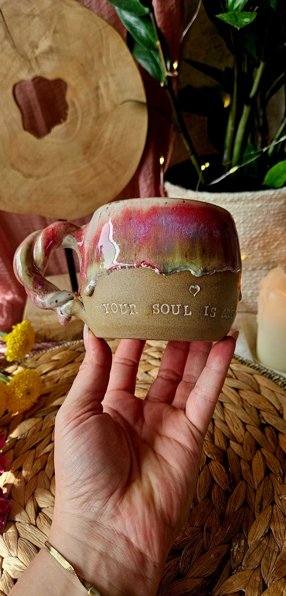 Traumhafte ,,Your Soul is Art" Tasse😚🫶🌺