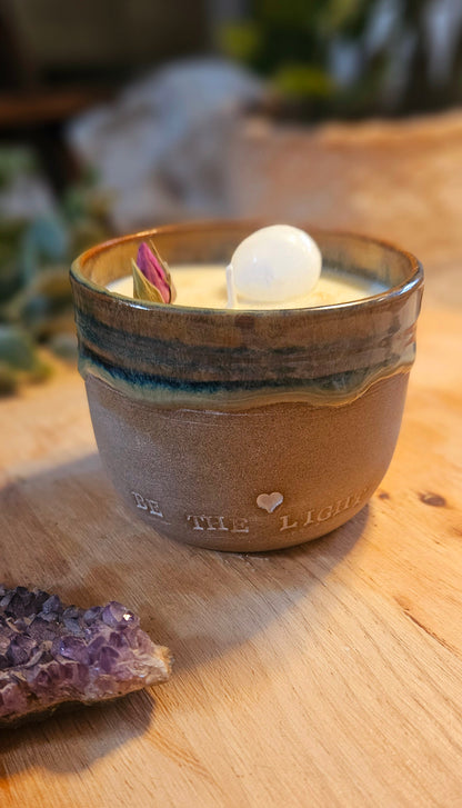 Kristallkerze ,,Be the light" Mango🔮✨️