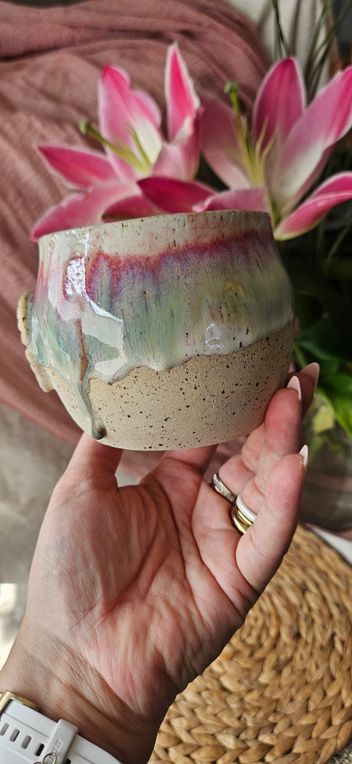 Wunderschöne Mandalatasse in Kraftvollen farben🧘‍♀️🌷