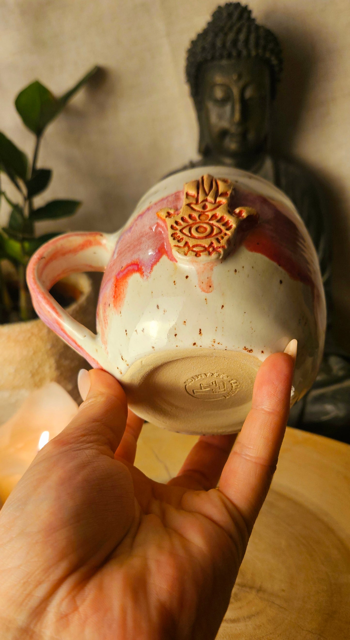 Traumhafte ,,Hamsa" Hand Tasse✨️ B-Ware