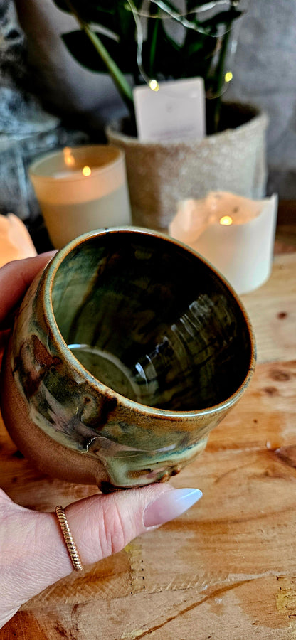 Traumhaft schöner ,,Libellen" Becher in Grün🫶🌷