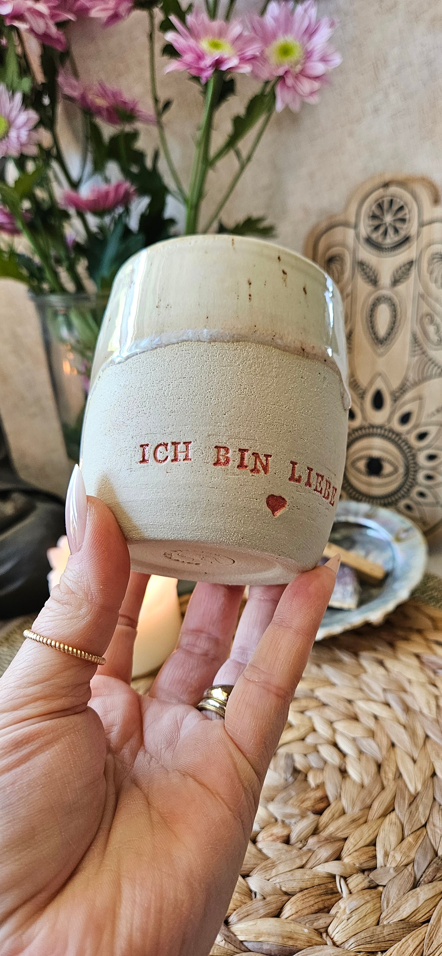 Traumhafte ,,Ich bin Liebe" Becher in Rosè💕🫶