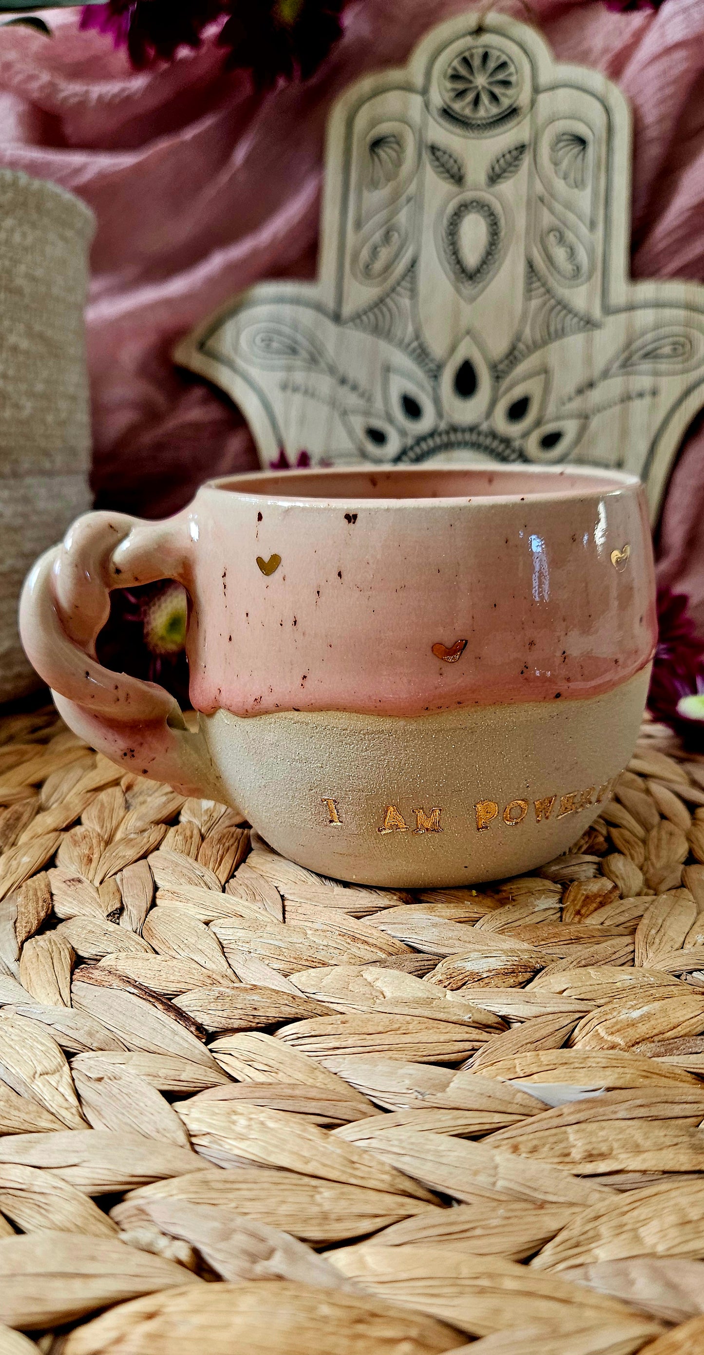 Traumhaft schöne ,,I am Powerful" Tasse🌷🌸🫶