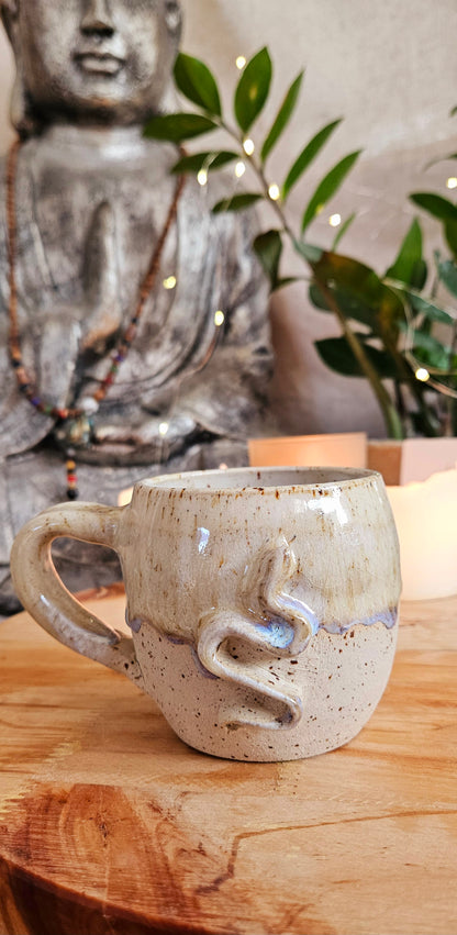 Magische ,,Schlangen" Tasse in beige🐍✨️