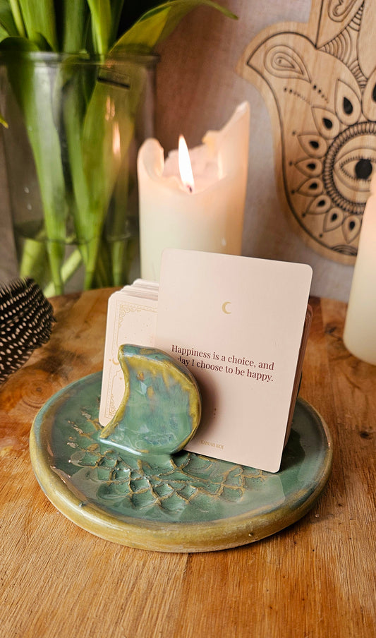 Wunderschöner Kartenhalter in Türkis🫶🧘‍♀️ B-Ware