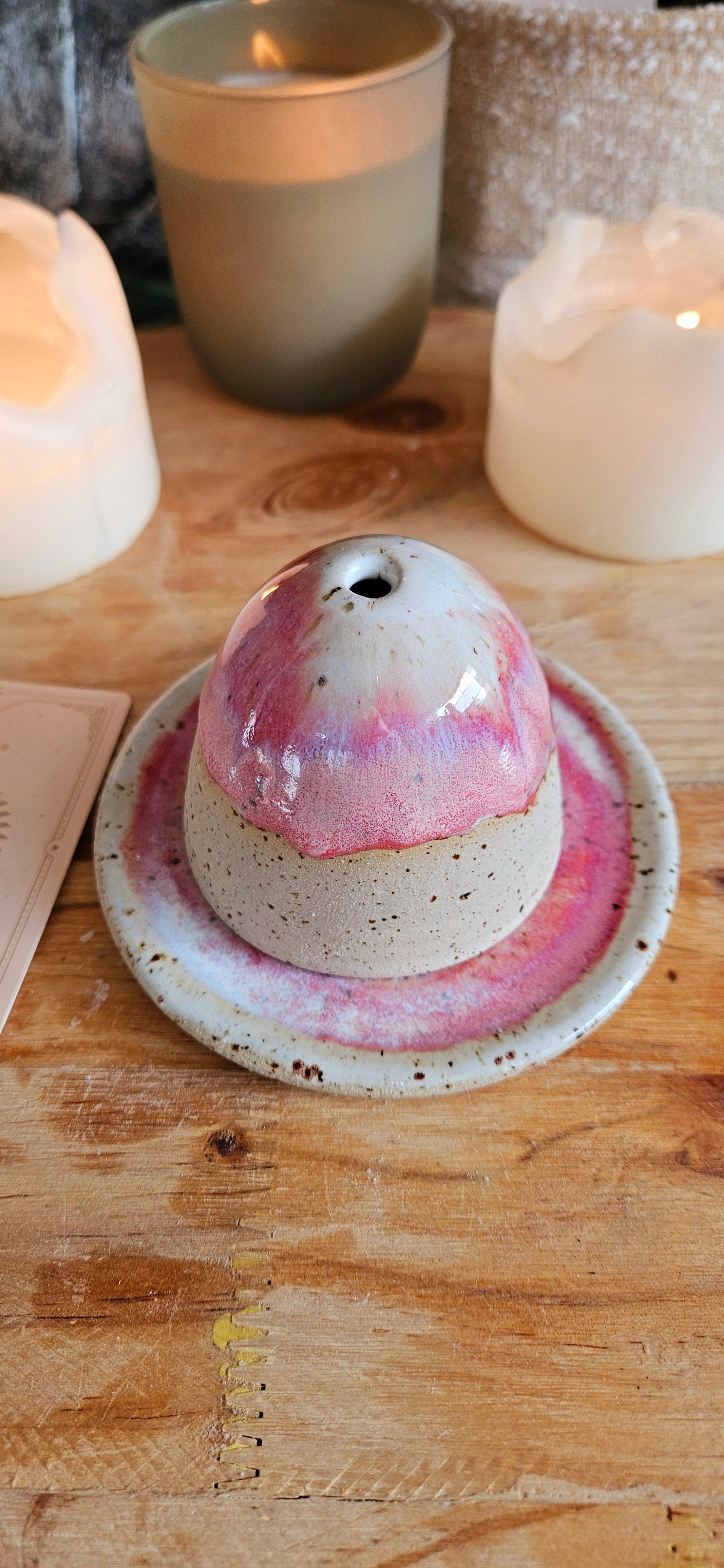 Wunderschöner Räucherstövchen in Pink💗🌙