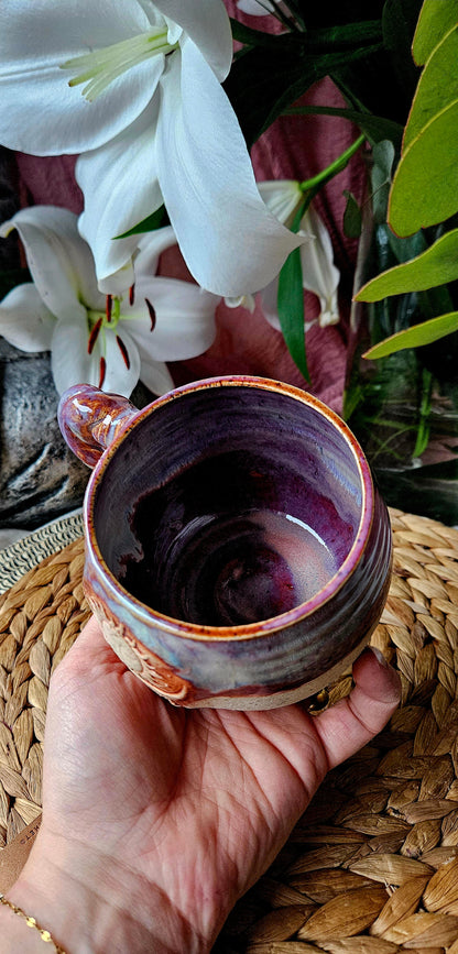 Traumhafte Sonne Mond Tasse in Lila🌕🌙