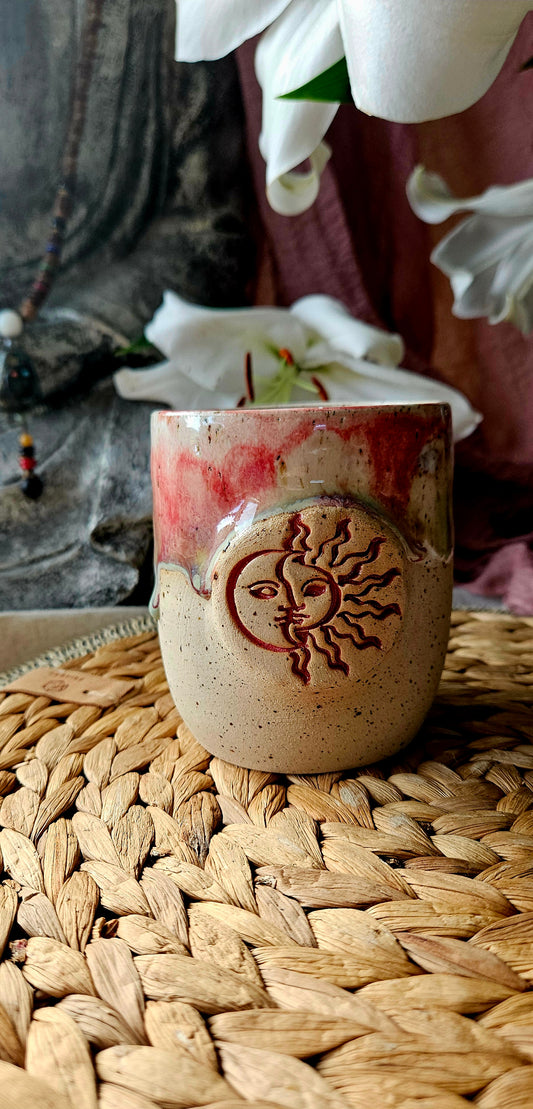 Einzigartiger ,,Sonnen" Becher in wunderschönen Farben🧚‍♀️🌷