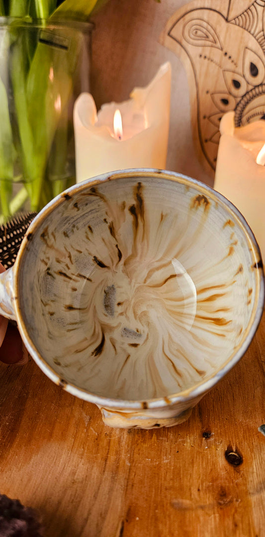 Wunderschöne naturgetreue Tasse in Beige🤎🫶