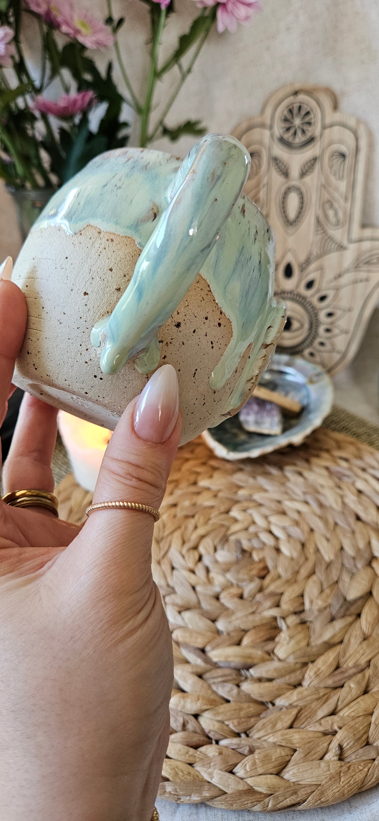 Zauberhafte Libellen Tasse in Türkis 🦋🫶🌸