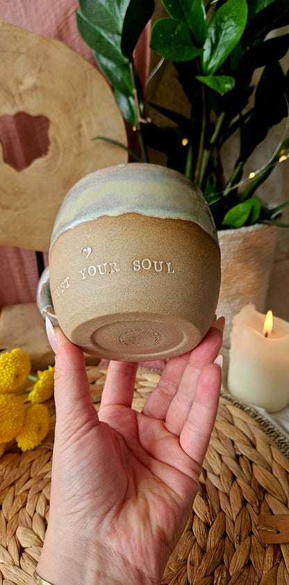 Kraftvolle ,,Trust your Soul" Tasse🫶🌷🌺