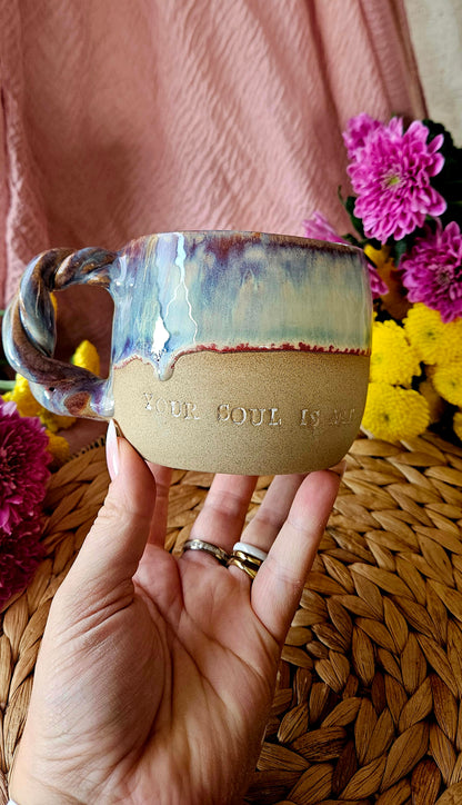 Ausdrucksstarke ,,Your soul is art" Tasse 🫶🧚‍♀️