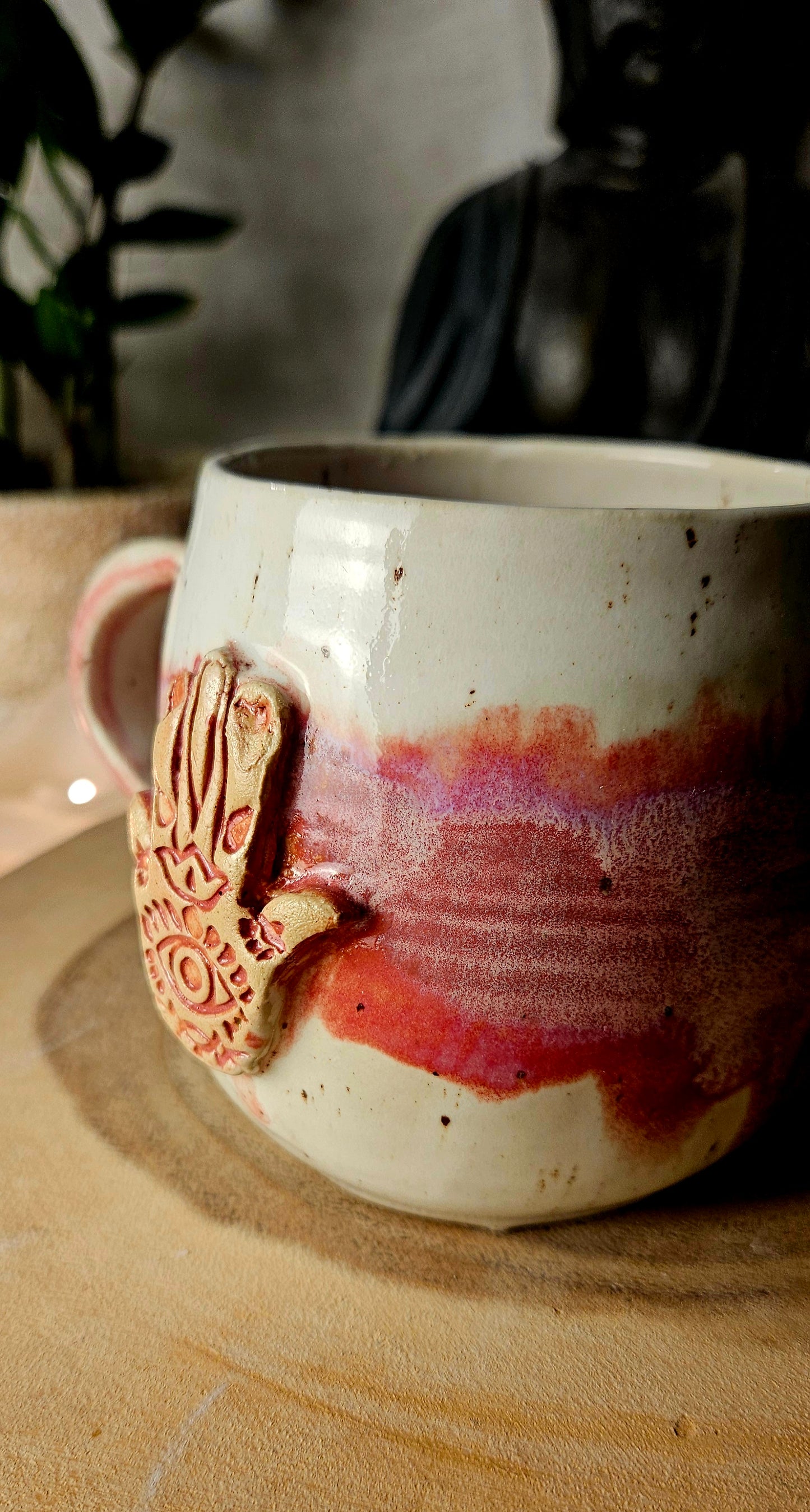 Traumhafte ,,Hamsa" Hand Tasse✨️ B-Ware