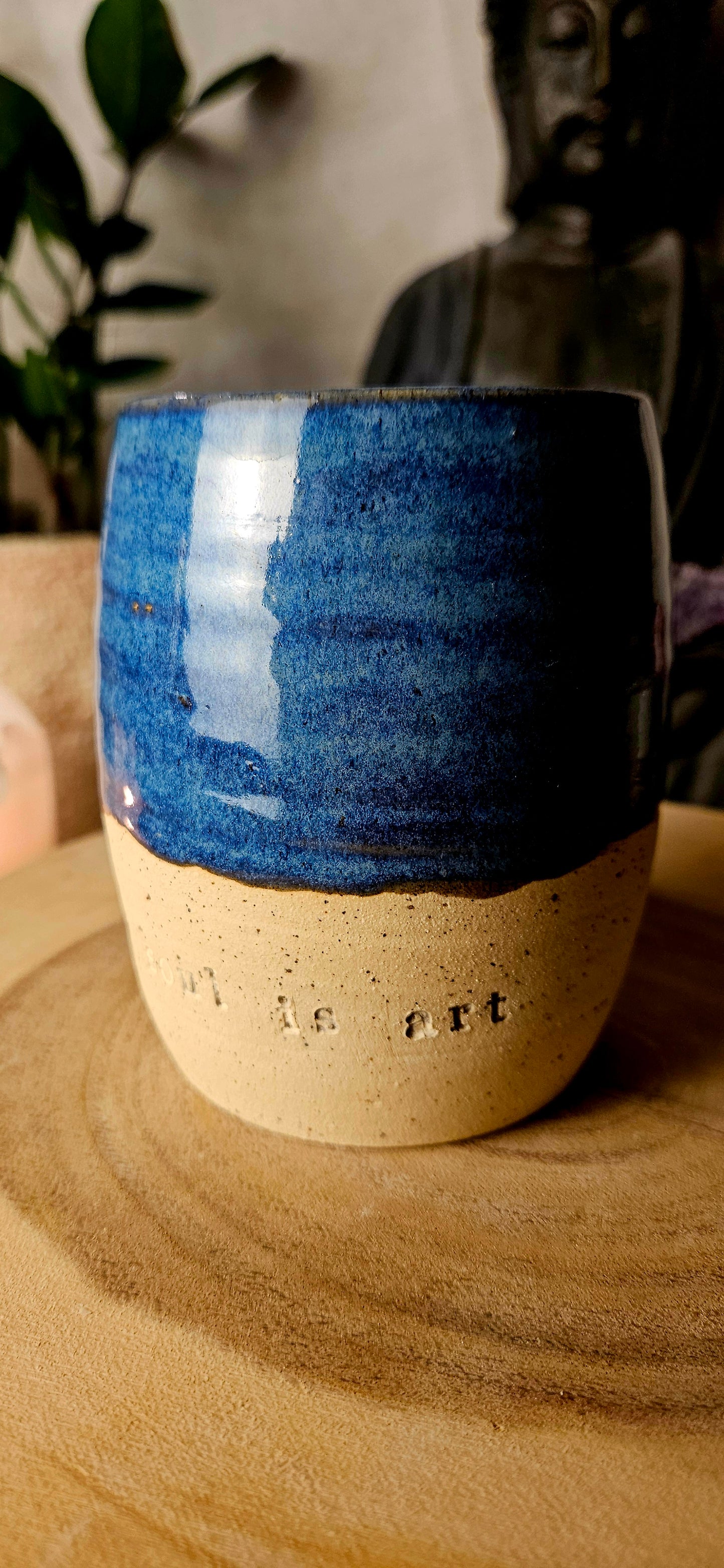 Traumhaft schöner ,,your soul is art" Becher 💙