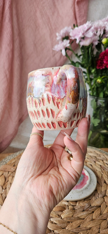 Traumhafte Tasse mit einzigartigen Farbverläufen ☺️🌷