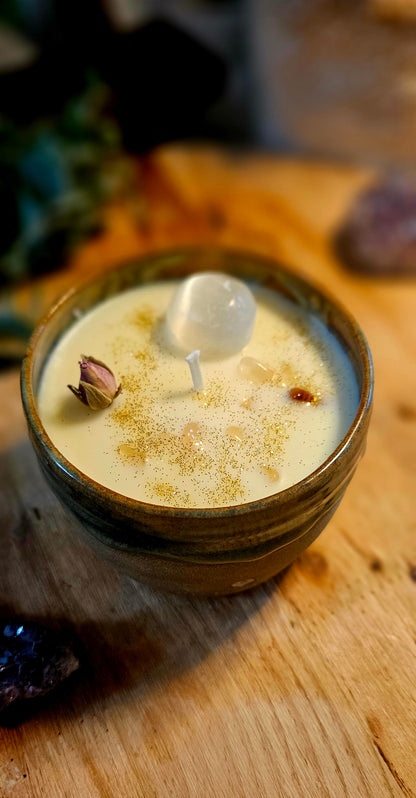 Kristallkerze ,,Be the Light" Mango🔮✨️