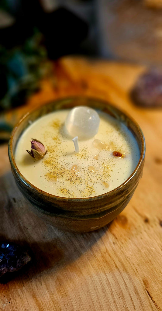 Kristallkerze ,,Be the Light" Mango🔮✨️